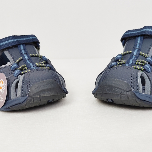 Merrell Little Kid's Size 7 Hydro Hiker Sandals Wide Boy Jr. Water Shoes Blue - Picture 5 of 9